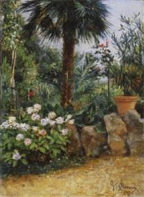 Garden in Grottaferrata - Gustavo Simoni