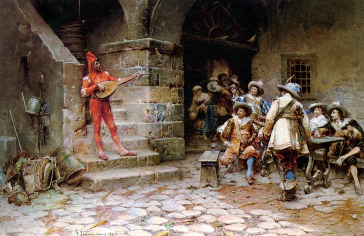 The minstrel's story, 1890 - Gustavo Simoni