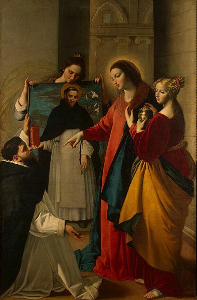 Appearance of the Virgin to a Monk of Dominican Order in Soriano, 1629 - Juan Bautista Maíno