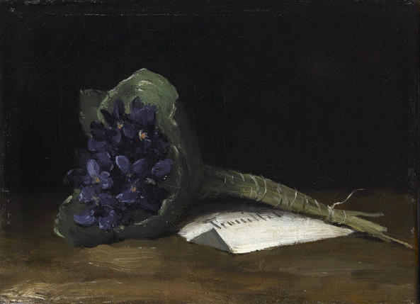 Bunch of violets - Paul-Désiré Trouillebert