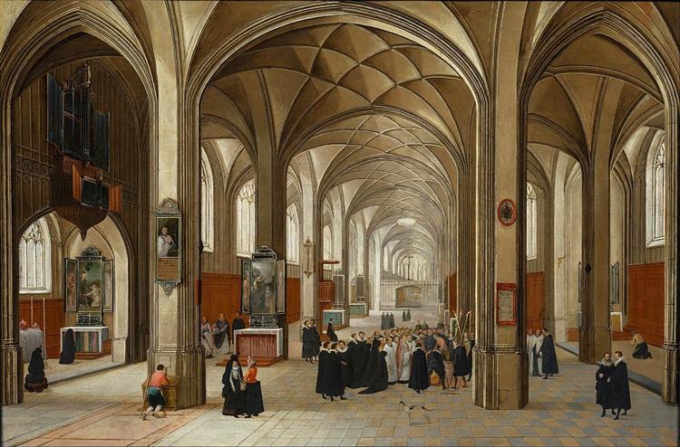 Interior of a Gothic Church, 1606 - Pieter Neefs I