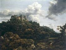 Bentheim Castle - Якоб Исаакс ван Рёйсдал