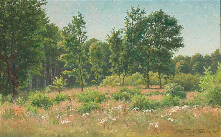 A Danish forest in summer, 1903 - Wenzel Tornøe