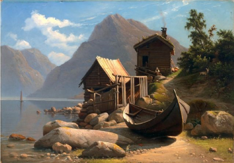 From the Sognefjord, 1847 - Кнут Андреессен Бааде