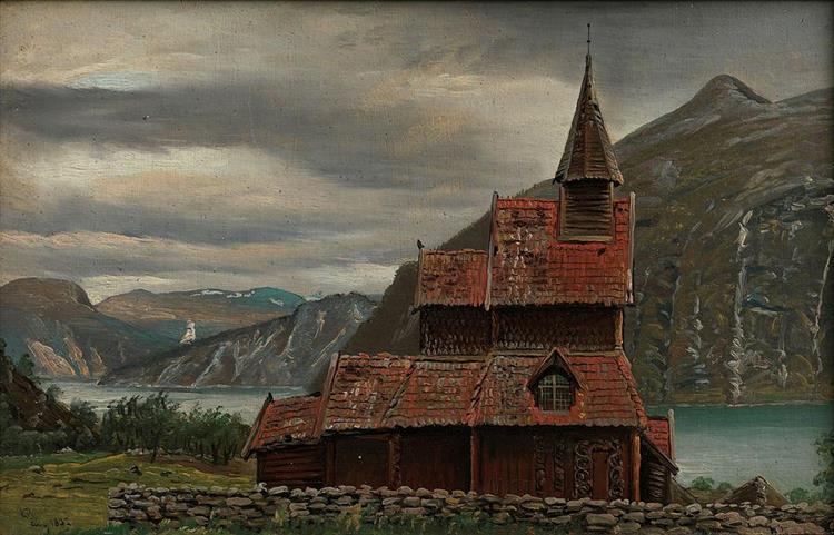 Urnes Stave Church In Sogn - Knud Baade