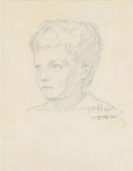 Portrait of a boy - Peder Severin Kroyer