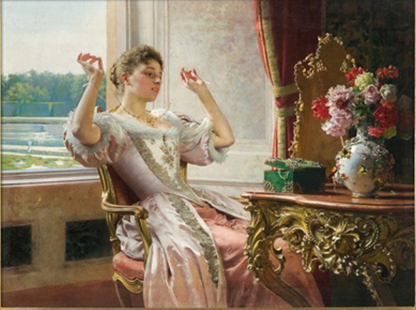 Lady with jewels, 1898 - Wladyslaw Czachorski