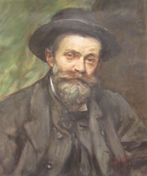 Self-portrait, 1907 - Alessandro Zezzos