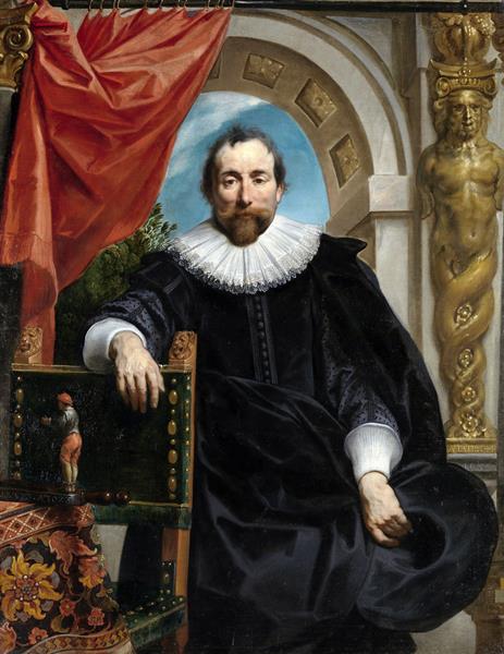 Portrait of the Rogier Witer, 1635 - 雅各布·乔登斯