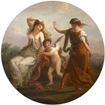Beauty Yielded to Love, Quitted by Prudence - Angelica Kauffman