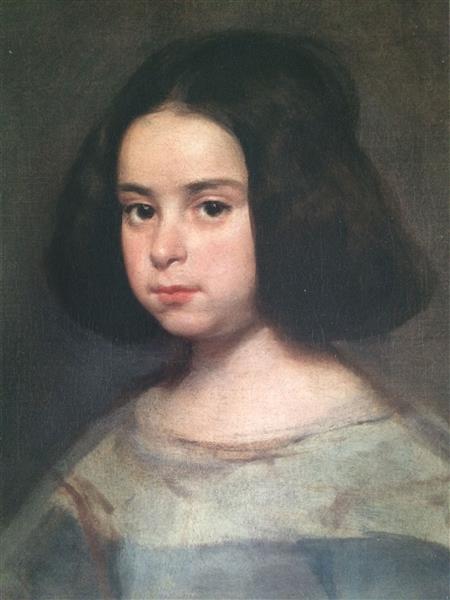 Portrait of a Little Girl, c.1640 - 委拉斯奎茲