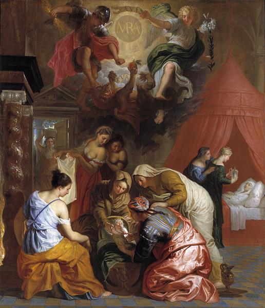 Birth of the Virgin - Erasmus Quellinus the Younger