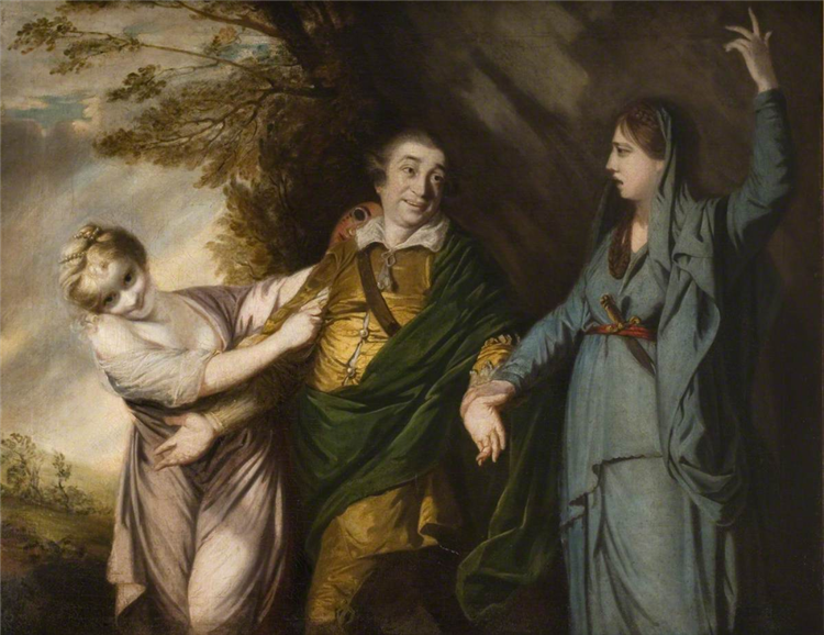 Garrick Between Tragedy and Comedy, 1760 - 1761 - Joshua Reynolds
