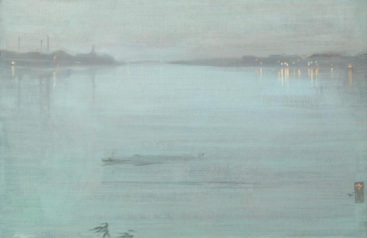 Nocturne: Blue and Silver – Cremorne Lights, 1872 - 惠斯勒