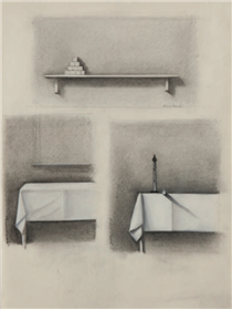 Shelf and Tables - Enrico Pinardi