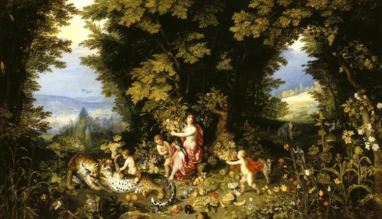 The Four Elements, Earth - Jan Brueghel the Younger
