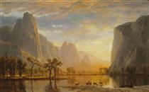 Vallée de Yosemite - Albert Bierstadt