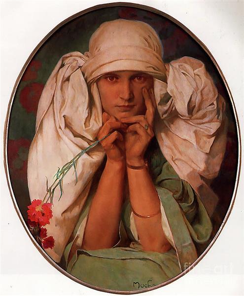 Portrait of Jiri, 1925 - Альфонс Муха