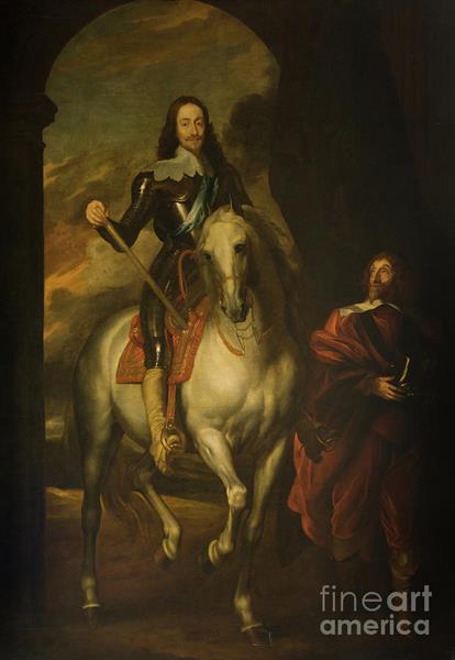 Charles I On Horseback - Антоніс ван Дейк
