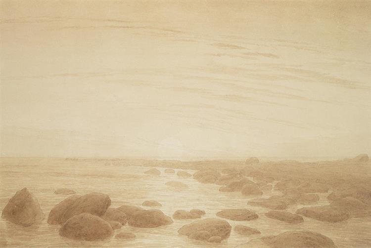 Moonrise on the Sea - Каспар Давид Фридрих