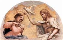Coronation of the Virgin - Antonio da Correggio