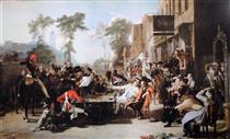 The Chelsea Pensioners Reading the Waterloo Dispatch - David Wilkie