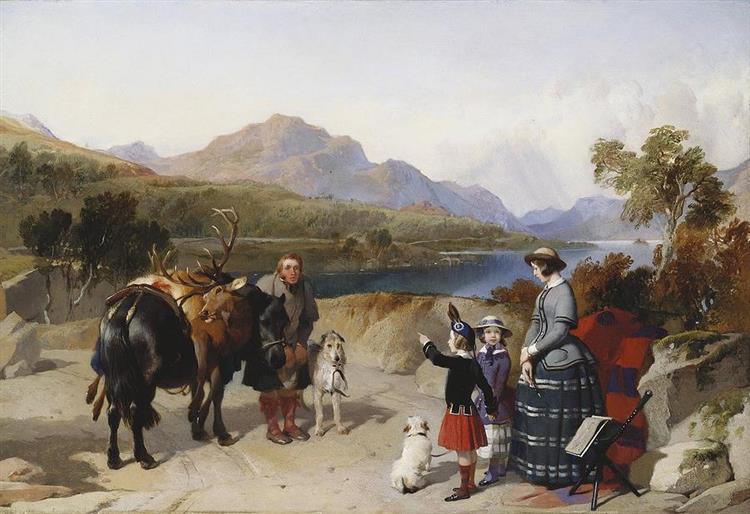 Queen Victoria at Loch Laggan - Edwin Henry Landseer