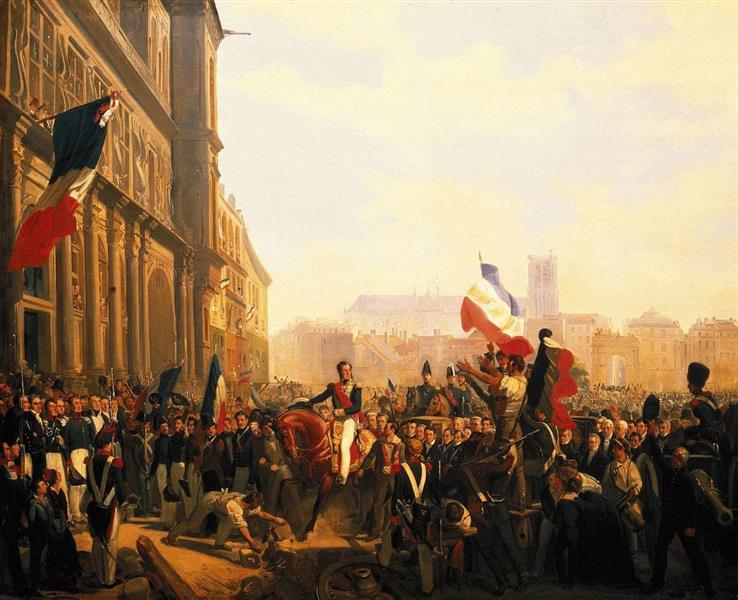 The advent of Louis-Philippe - Éloi Firmin Féron