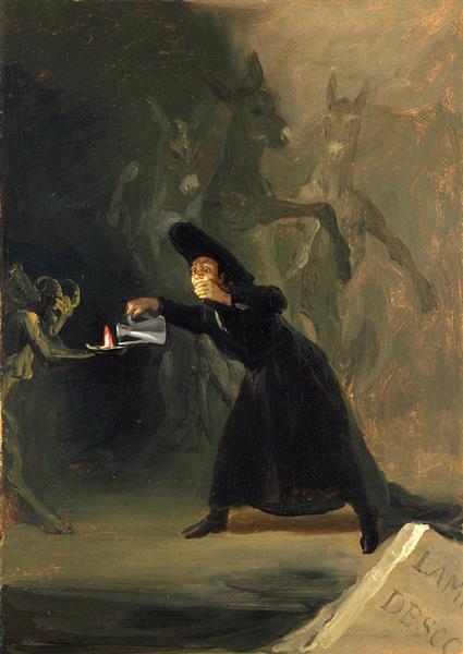 A Scene from The Forcibly Bewitched - Francisco de Goya
