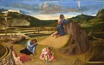 Cristo en el monte de los Olivos - Giovanni Bellini