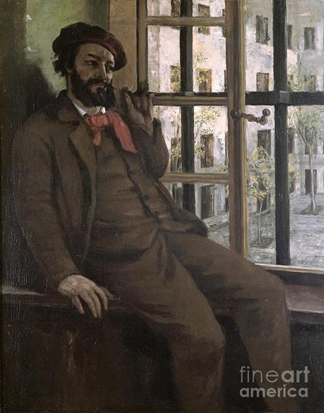 Self-Portrait at Sainte Pelagie, 1872 - 1873 - Gustave Courbet
