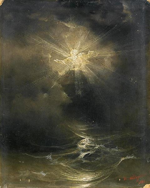 And the Spirit of God Moved on the Face of the Waters - Iwan Konstantinowitsch Aiwasowski