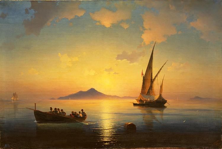 The Bay of Naples - Ivan Aïvazovski