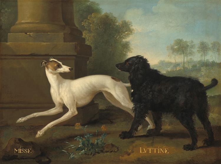 Missy and Luttine, 1729 - Jean-Baptiste Oudry