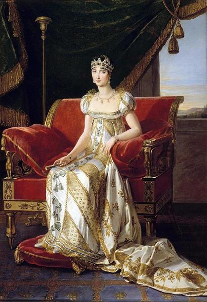 Portrait of Pauline Bonaparte princess Borghese - Мари-Гийемин Бенуа