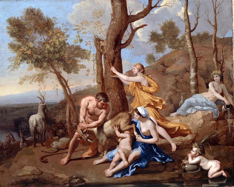 The Nurture of Jupiter - Nicolas Poussin