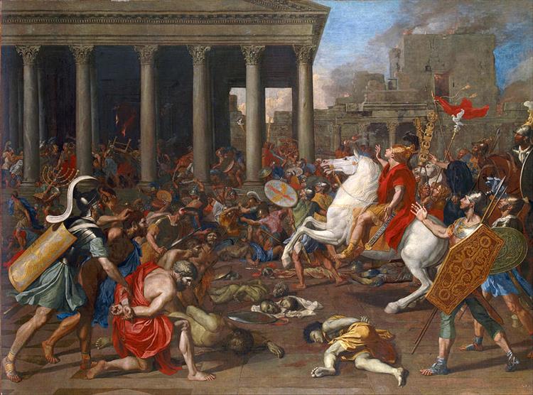 The Conquest of Jerusalem by Emperor Titus - Николя Пуссен
