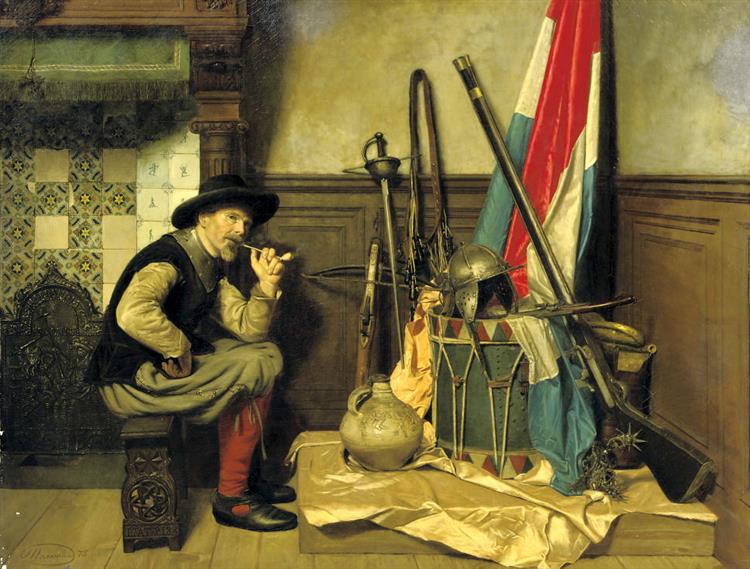 The Smoking Soldier - Pieter Alardus Haaxman