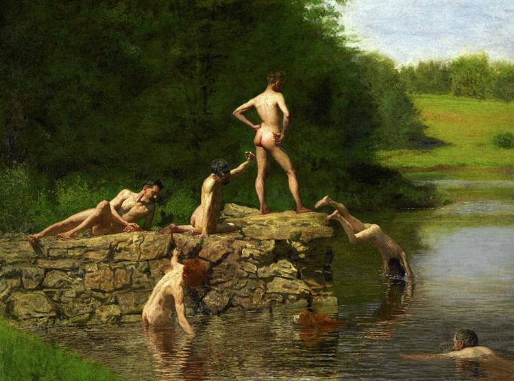 The Swimming Hole, c.1883 - Thomas Eakins