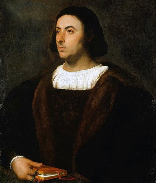 Portrait of Jacopo Sannazaro, 1514 - 1518 - 提香