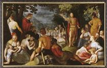 The Preaching of John the Baptist - Адам ван Ноорт