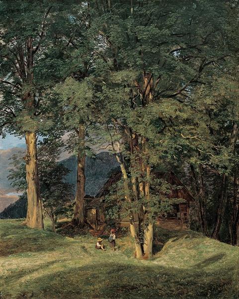 Maple trees near Ischl, 1831 - Ferdinand Georg Waldmüller