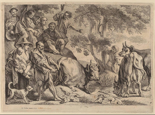 Cacus Robbing the Cattle of Hercules - 雅各布·乔登斯