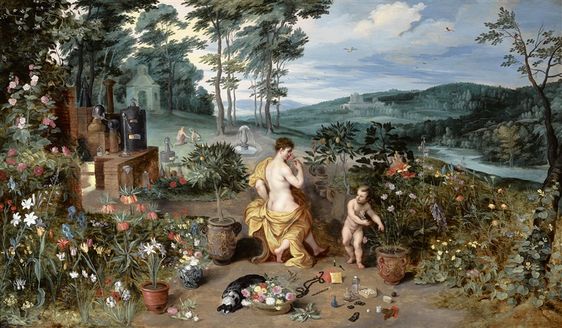 Spring, or the Allegory of Smell - Jan Brueghel el Joven