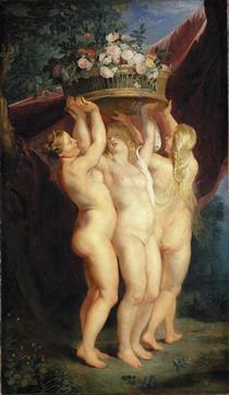 The Three Graces - Jan Brueghel le Jeune