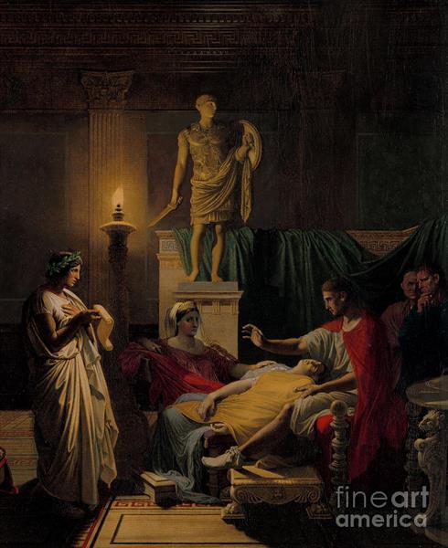 Virgil Reading from the Aeneid, 1864 - Жан Огюст Доминик Энгр