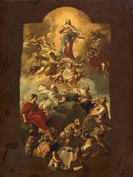 The Assumption of the Virgin - Luca Giordano
