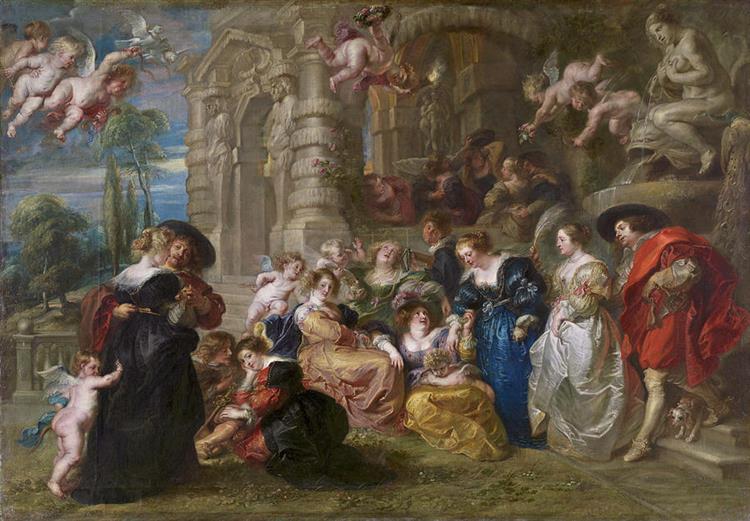 Le jardin de l'Amour, c.1633 - Pierre Paul Rubens