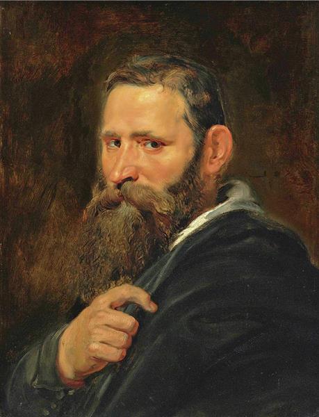 Head of a Bearded Man - Pierre Paul Rubens
