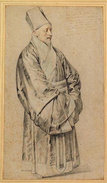 Portrait of Nicolas Trigault in Chinese Costume - 魯本斯